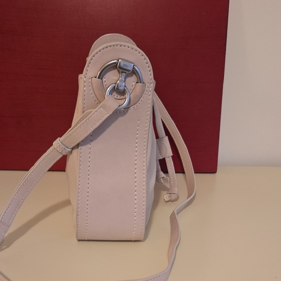 Frye Ilana Leather Small Crossbody Bag In Cream. EUC. - Picture 7 of 12